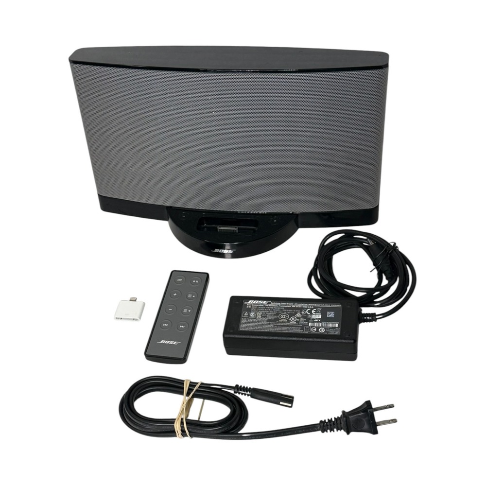 Bose SoundDock Series II Digital Music System Black with Remote and Adapter